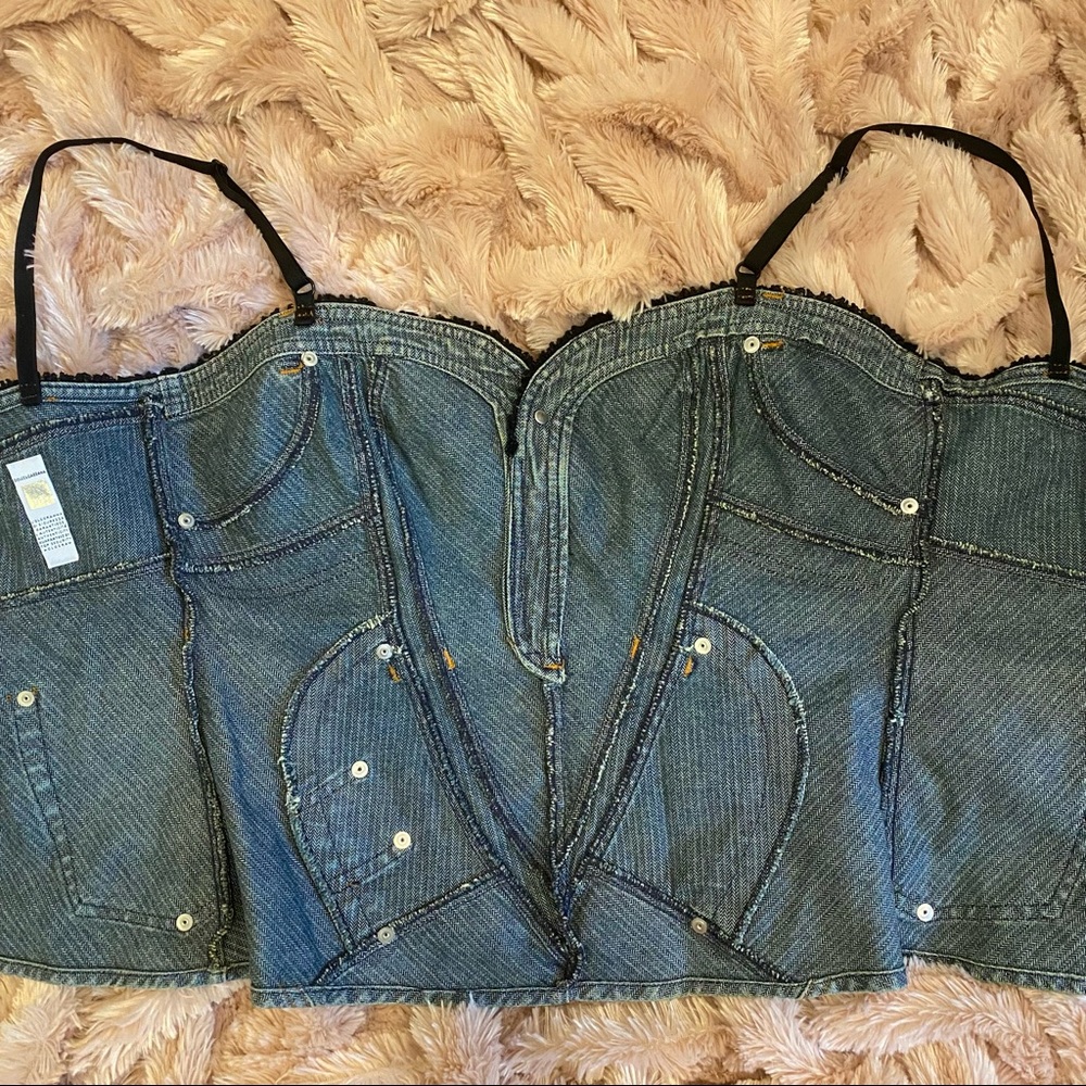 Dolce & Gabbana Denim Corset Bustier - Picture 5 of 6